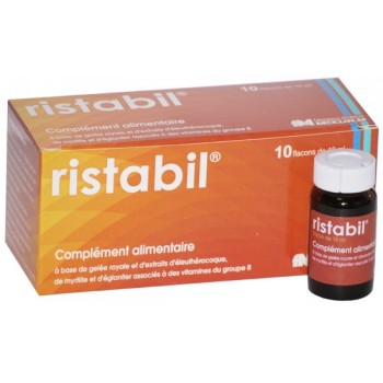 Ristabil Anti-fatigue Reconstituant Naturel 10 Flacons de 10 ml