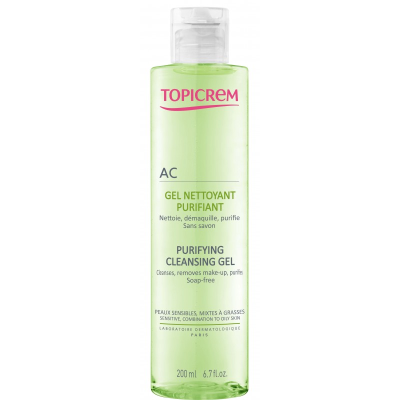 Topicrem AC Gel Nettoyant Purifiant 200 ml