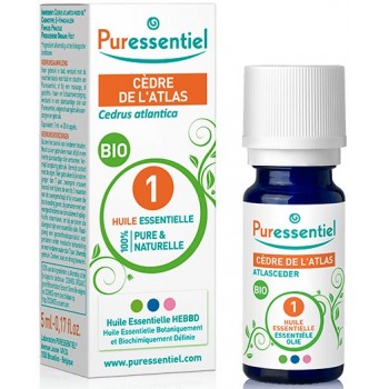 Puressentiel Huile Essentielle Bio Cèdre de l'Atlas 5 ml