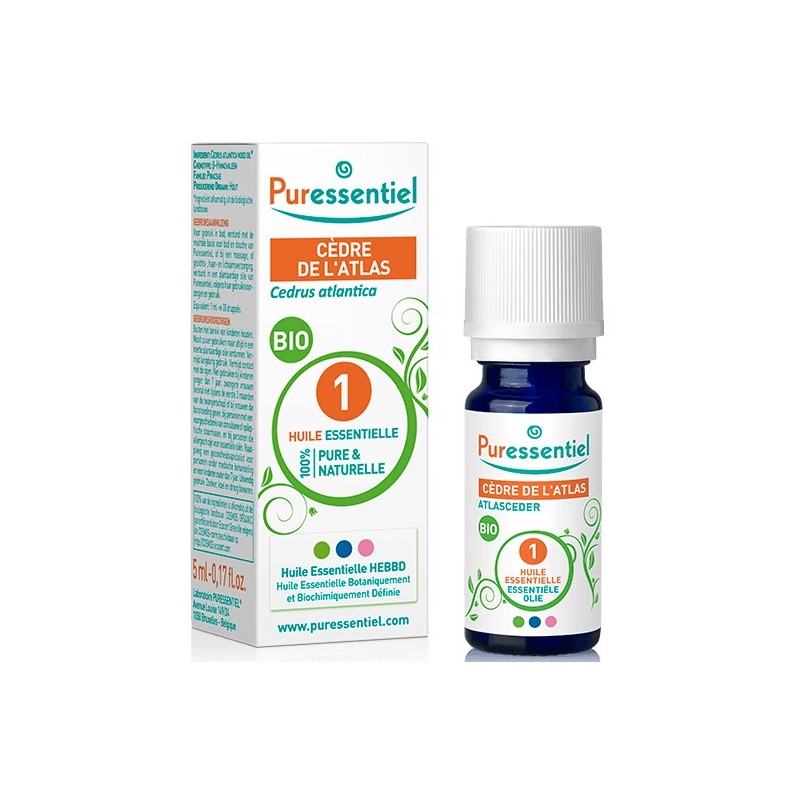 Puressentiel Huile Essentielle Bio Cèdre de l'Atlas 5 ml