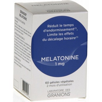 Granions Mélatonine 1 mg 60 Gélules