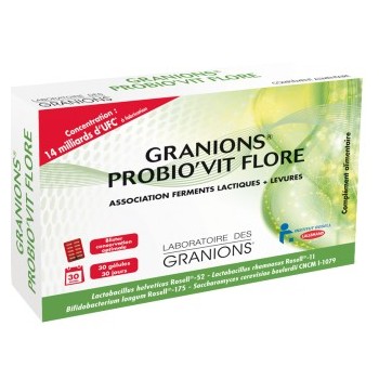 Granions Probio'Vit Flore 30 Gélules