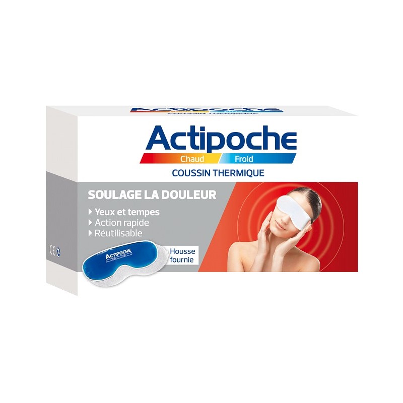 Actipoche Coussin Thermique Masque Yeux et Tempes