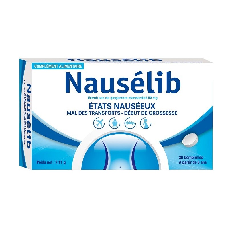 Nausélib Etats Nauséeux 36 Comprimés