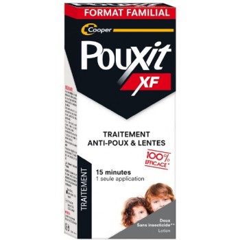 Pouxit Lotion XF Anti-poux & Lentes Lotion 200 ml + 25 % Offerts