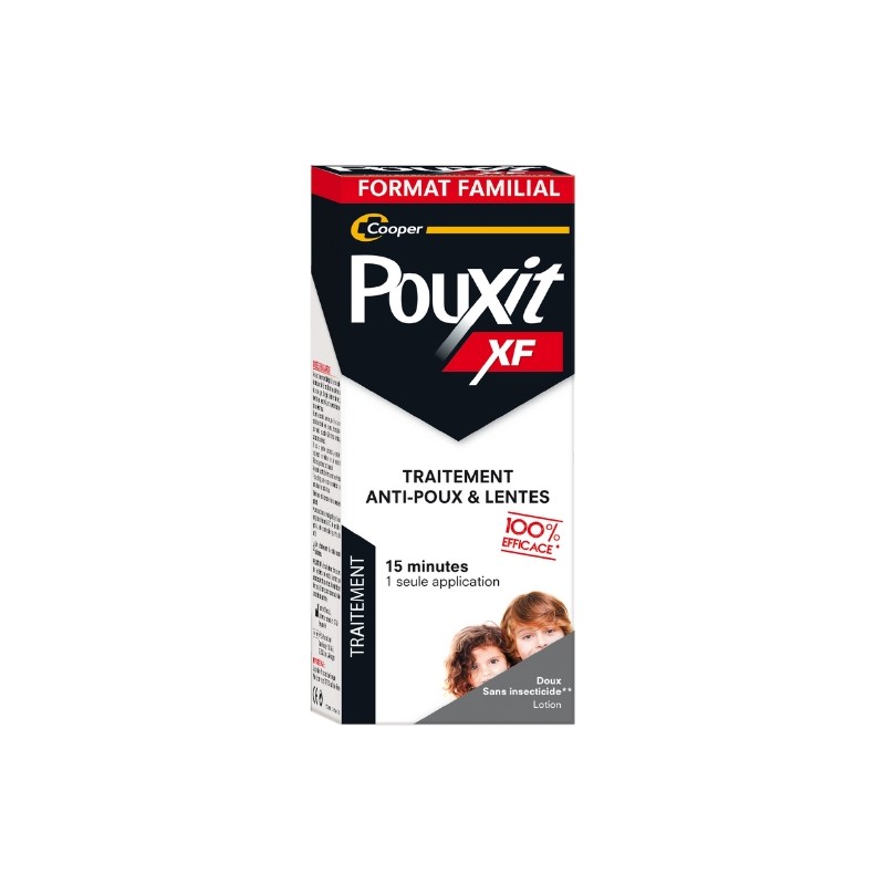 Pouxit Lotion XF Anti-poux & Lentes Lotion 200 ml + 25 % Offerts