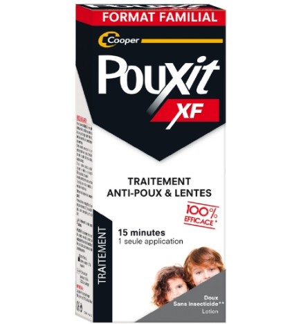 Pouxit Lotion XF Anti-poux & Lentes Lotion 200 ml + 25 % Offerts