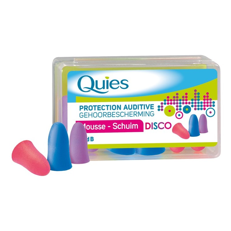 Quies protection Auditive Mousse Confort Disco 3 Paires