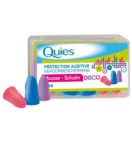 Quies protection Auditive Mousse Confort Disco 3 Paires