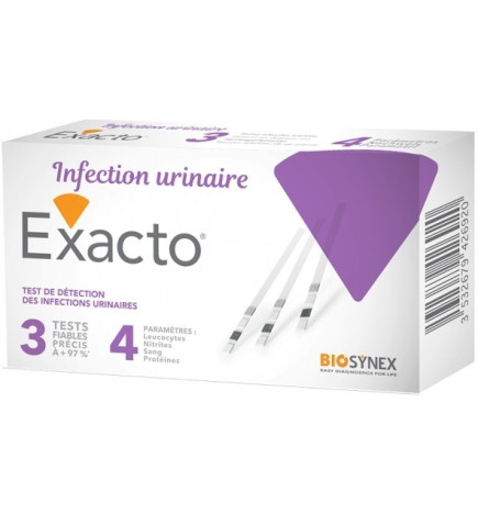 Exacto Test Infections Urinaires x 3
