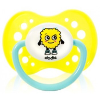 Dodie Sucette Silicone Fluo + 18 mois Fille