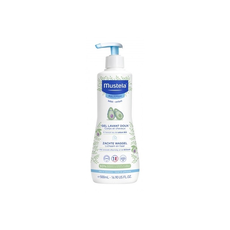 Mustela Bébé Gel Lavant Doux 500 ml