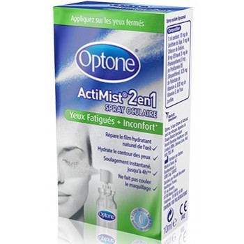 Optone ActiMist 2 en 1 Yeux Fatigués + Inconfort 10 ml