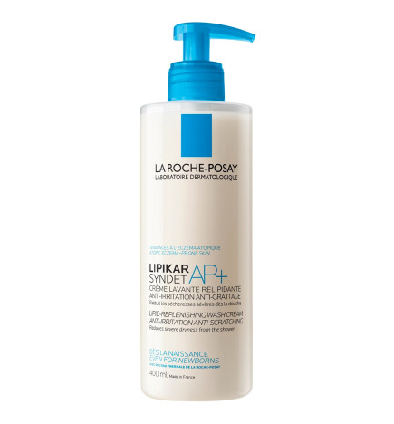 La Roche-Posay – Lipikar Syndet AP+ crème lavante relipidante, 400 ml