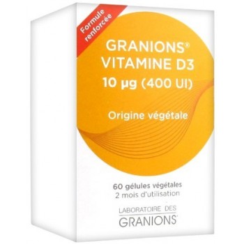 Granions Vitamine D3 60 Gélules