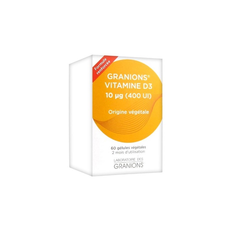 Granions Vitamine D3 60 Gélules