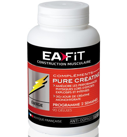 Eafit Construction Musculaire Pure Créatine 90 Géllules