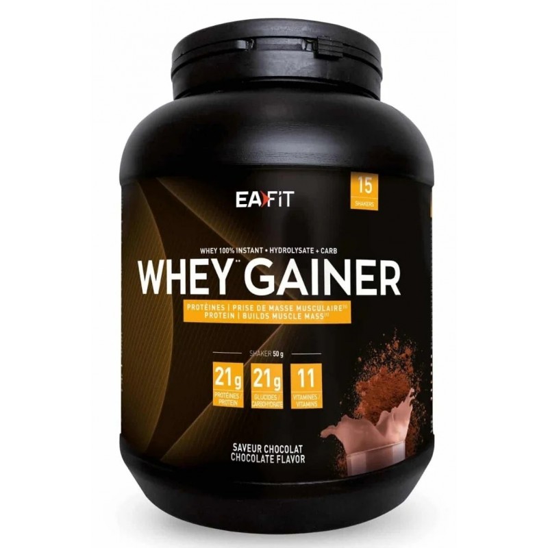 Eafit Construction Musculaire Whey Gainer Chocolat 750 G