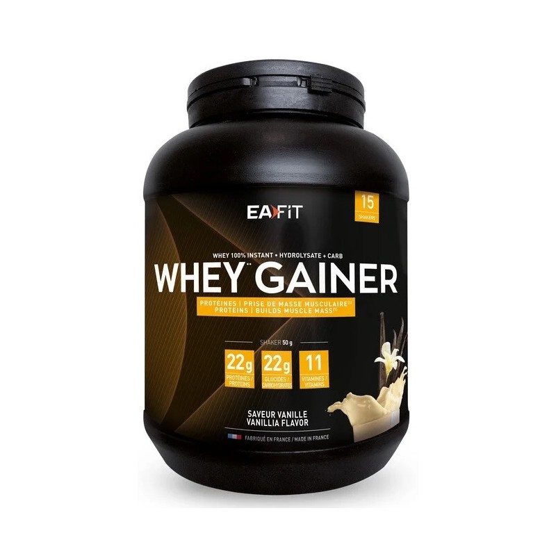 Eafit Construction Musculaire Whey Gainer  Vanille 750 G