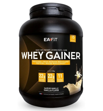 Eafit Construction Musculaire Whey Gainer  Vanille 750 G