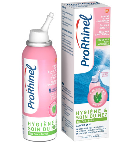 ProRhinel Hygiène Du Nez A L'Aloe Vera Jeunes Enfants 100 ml