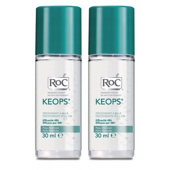 Roc Keops Deodorant à Bille Lot 2 X 30 ML