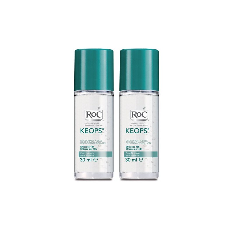 Roc Keops Deodorant à Bille Lot 2 X 30 ML