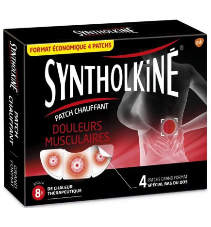Syntholkiné Patch Chauffant Grand Format x 4