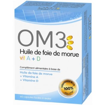 OM3 Huile De Foie De Morue 120 Capsules