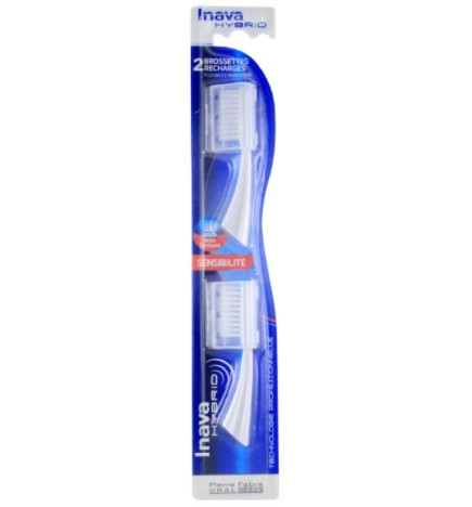 Inava Hybrid Recharge Sensibilité Pour Brosse à Dents Electrique x 2