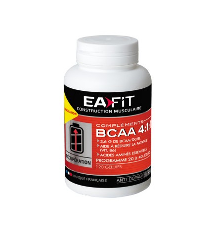 Eafit BCAA 4:1:1 Récuperation 120 Gélules