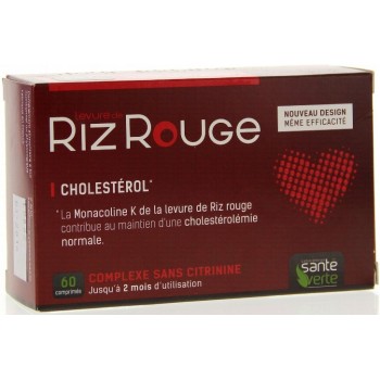 Santé Verte Levure de Riz Rouge 60 Compimés