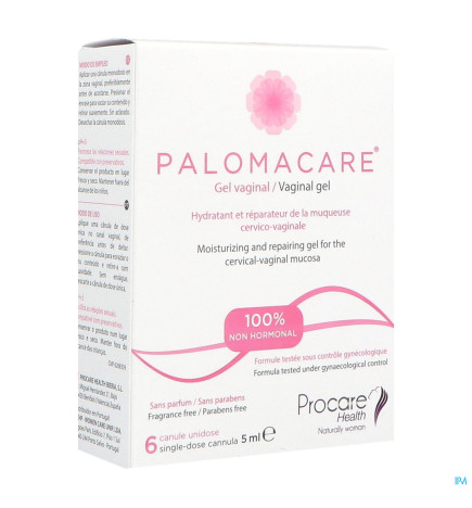 Palomacare – Gel vaginal canules unidoses, 5 ml x6