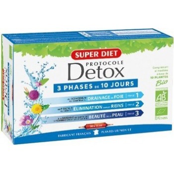 Super Diet Protocole Detox 30 Ampoules