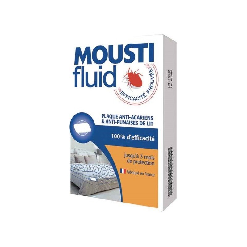 Moustifluid Plaque Anti-Acariens & Anti-Punaises De Lit x 1