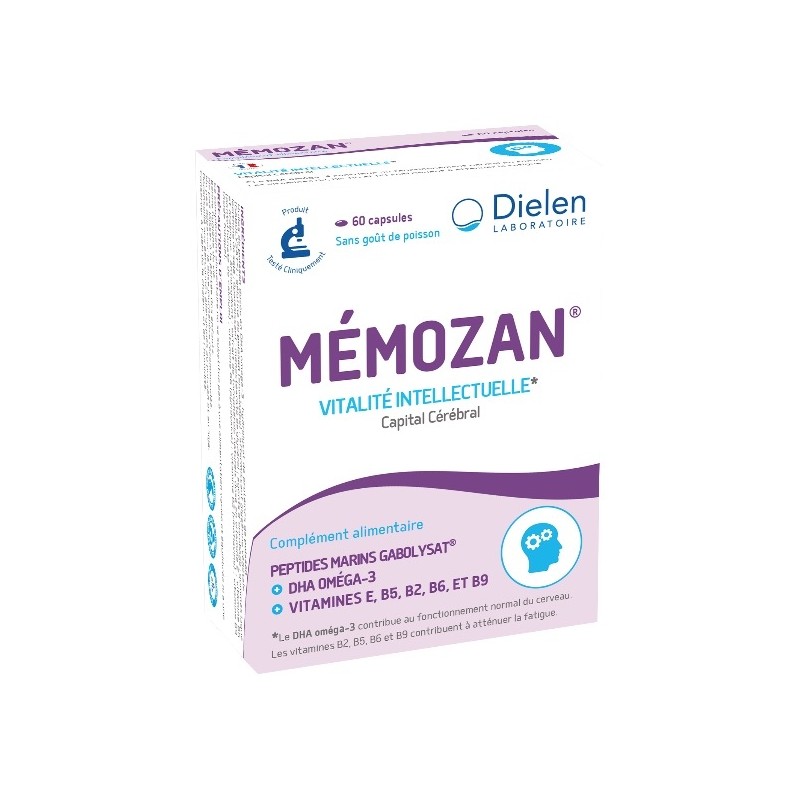 Memozan Vitalité Intellectuelle 60 Capsules