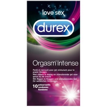 Durex Orgasm'Intense Préservatifs x 10