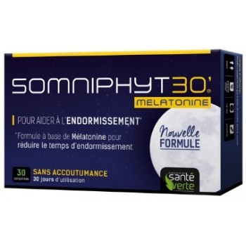 Santé Verte Somniphyt 30 Melatonine 30 Comprimés