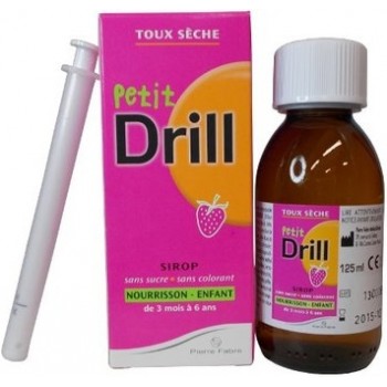 Drill Petit Toux Sèche Sirop Nourrisson - Enfant 125 ml