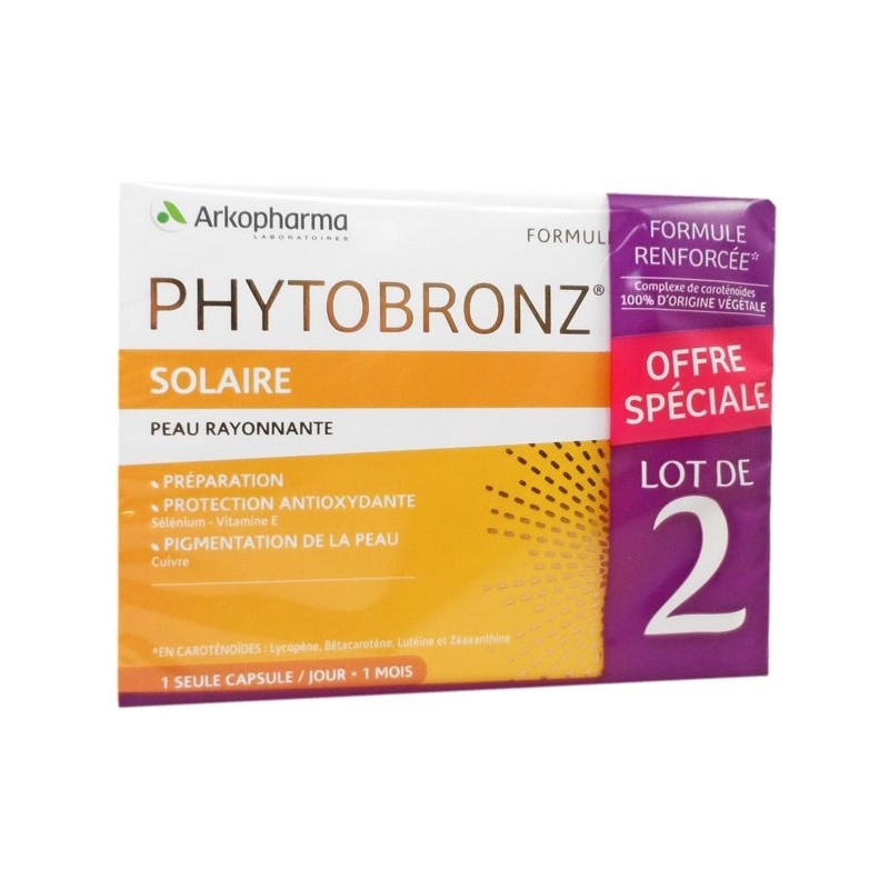 Phytobronz Préparateur Solaire 2 x 30 Capsules