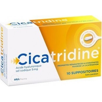 Cicatridine Acide Hyaluronique 10 Suppositoires