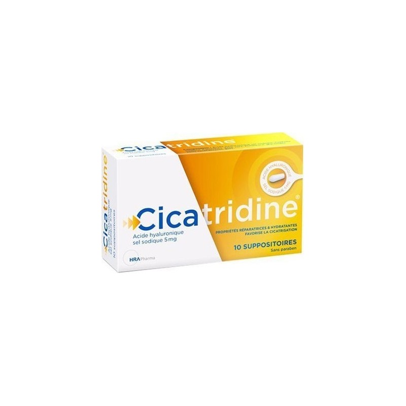 Cicatridine Acide Hyaluronique 10 Suppositoires