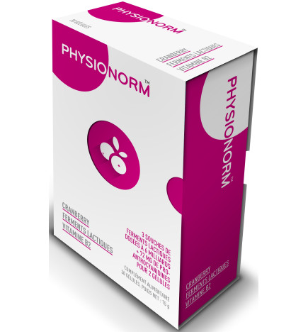 PhysioNorm Cranberry Ferments Lactiques 30 Gélules