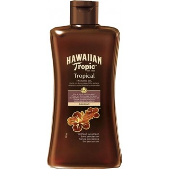 Hawaiian Tropic Huile De Bronzage Tropicale Sans Protection 200 ml