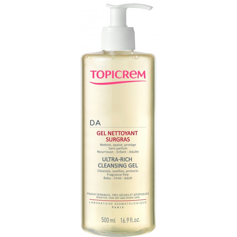 Topicrem DA Gel Nettoyant Surgras 500 ml