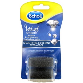 Scholl Velvet Smooth 2 Rouleaux de Remplacement Pour La Râpe Electrique