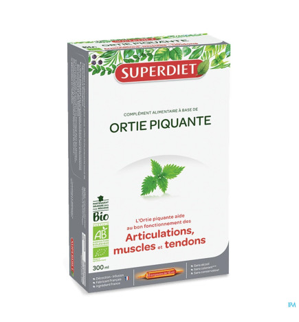 Super Diet – Articulations ortie piquante, 20 ampoules