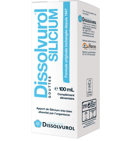 Dissolvurol Gouttes Silicium 100 ml