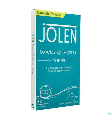 Jolen – Bandes Épilatoires Corps, x36