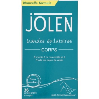 Jolen Bandes épilatoires Corps x 36